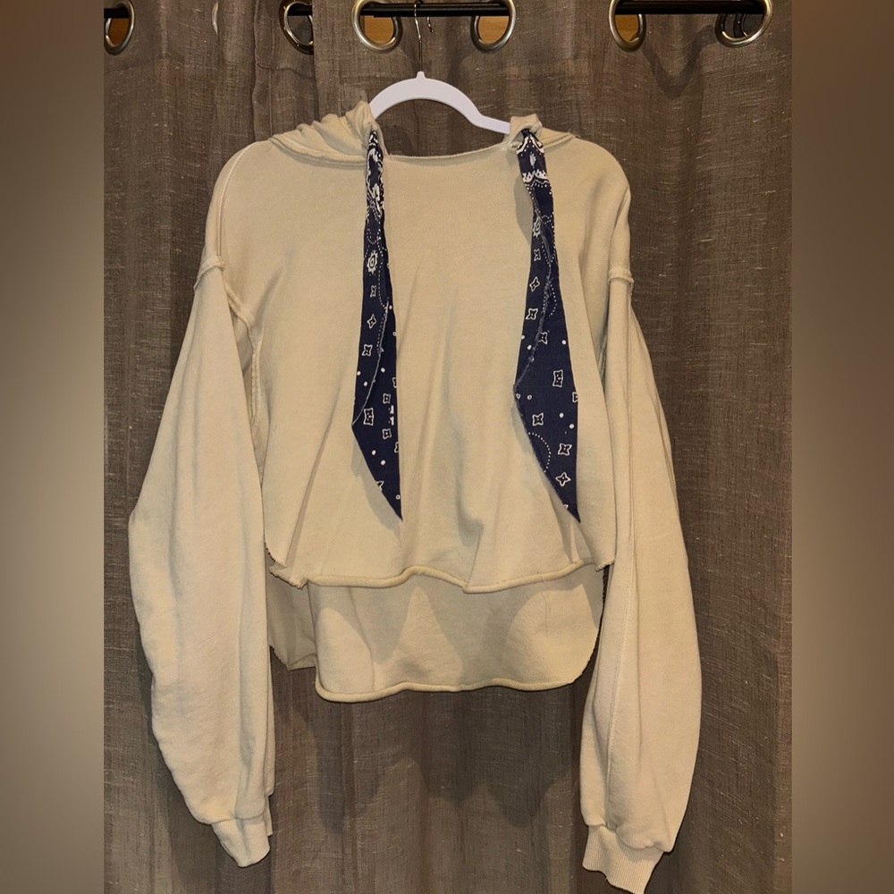 Free People Bandana Hoodie